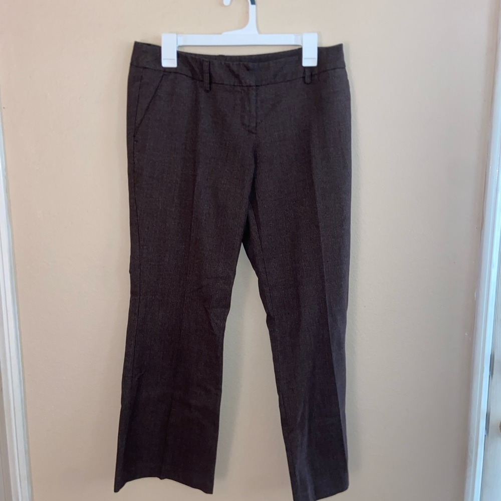 y2k vintage fashion trousers high waisted slacks brown formal indie dress pants - Picture 11 of 13